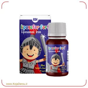 قطره خوراکی لیپوزوفر فورت بی اس کی حاوی آهن لیپوزومال با طعم تافی Liposofer Fort حجم 30 میلی لیتر