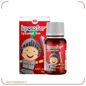 قطره خوراکی لیپوزوفر بی اس کی حاوی آهن لیپوزومال با طعم تافی Liposofer حجم 30 میلی لیتر