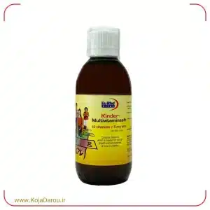 شربت کیندر مولتی ویتامین یوروویتال طعم پرتقال Kinder Multivitaminsaft حجم 200 میلی لیتر