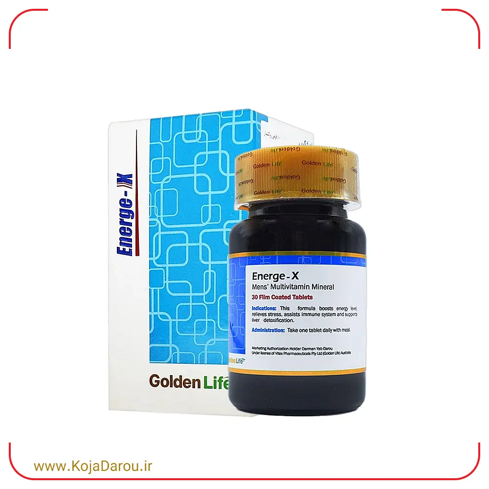Golden Life Energe X tablet, 30 Pcs قرص انرژکس گلدن لایف Energe X بسته 30 عددی