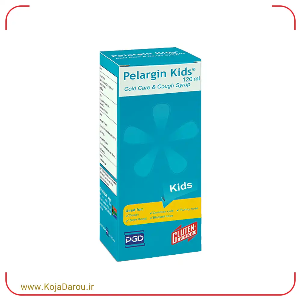 شربت پلارژین کیدز پارس گیتا دارو Pelargin Kids حجم 120 میلی لیتر