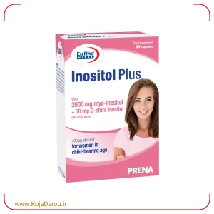 کپسول اینوزیتول پلاس یوروویتال Inositol Plus بسته 60 عددی