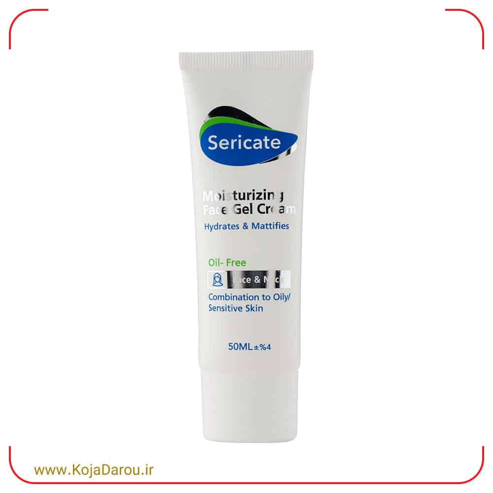 sericate-moisturizing-facial-gel-cream-50-ml کرم ژل مرطوب کننده صورت پوست مختلط و چرب سری کیت Sericate حجم 50 میلی لیتر
