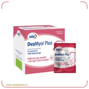 ساشه اوامایول پلاس یوروویتال با طعم پرتقال Ovamyol Plus بسته 14 عددی
